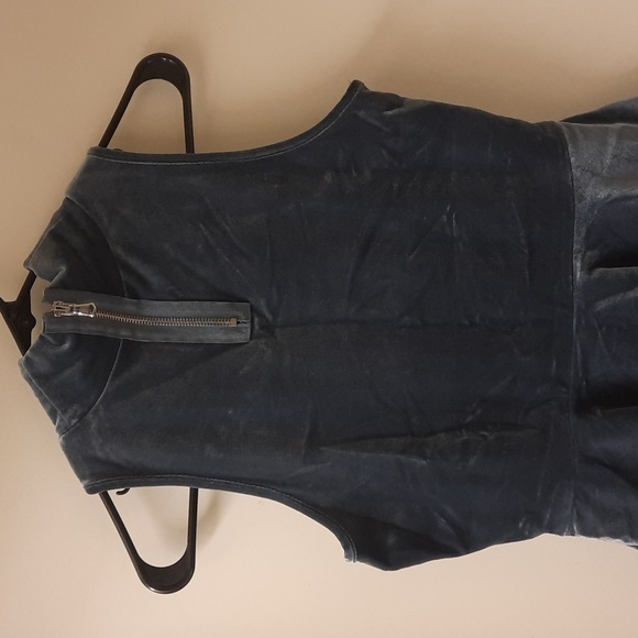 NWT, Torn by Ronny Kobo Ricki Velvet Peplum Top - Picture 8 of 14